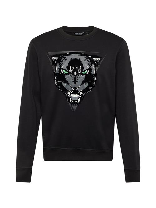 ANTONY MORATO Sweatshirt  grå / grøn / sort / hvid