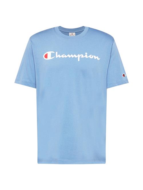 Se Champion Authentic Athletic Apparel Bluser & t-shirts  lyseblå / rød / hvid ved About You