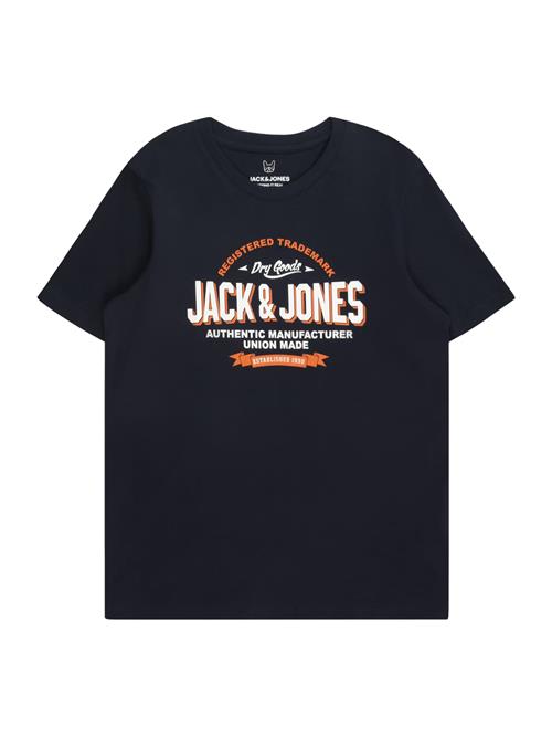 Jack & Jones Junior Shirts  navy / orange / offwhite