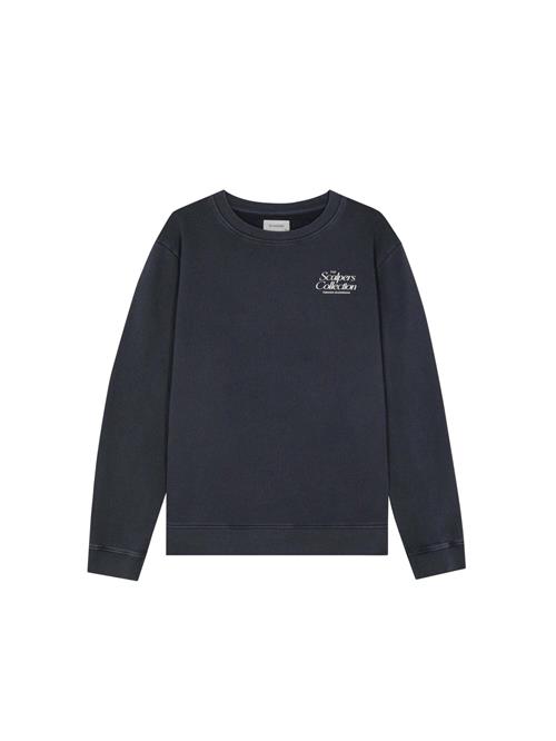 Scalpers Sweatshirt 'Collection'  navy / hvid