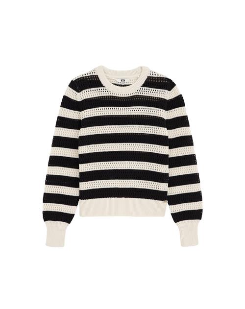 WE Fashion Pullover  sort / hvid