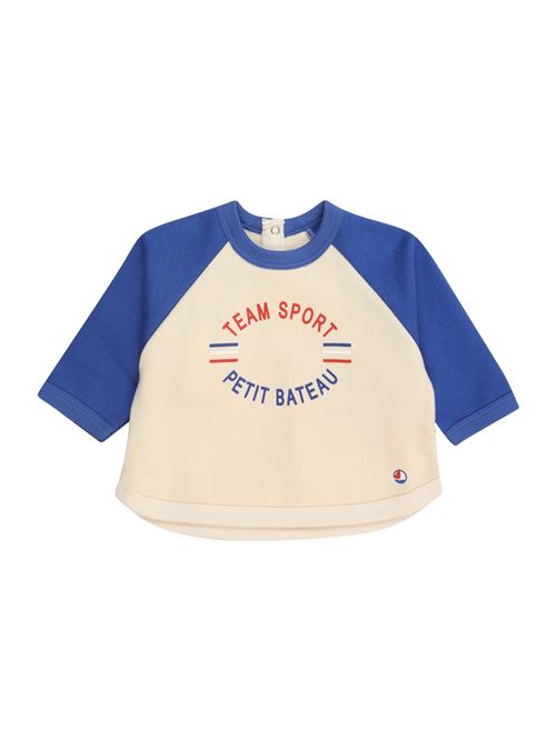 Se PETIT BATEAU Sweatshirt  chamois / blå / rød / hvid ved About You