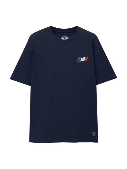 Pull&Bear Bluser & t-shirts  blå / navy / rød / hvid