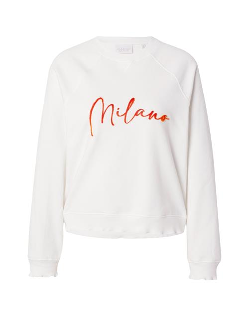 Se Rich & Royal Sweatshirt 'Milano'  orange / hvid ved About You