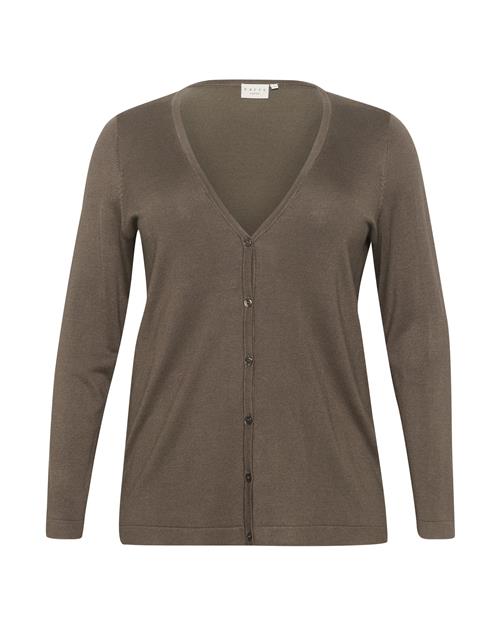 KAFFE CURVE Cardigan 'Farsia'  brun