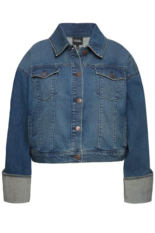 Ulla Popken Overgangsjakke  blue denim