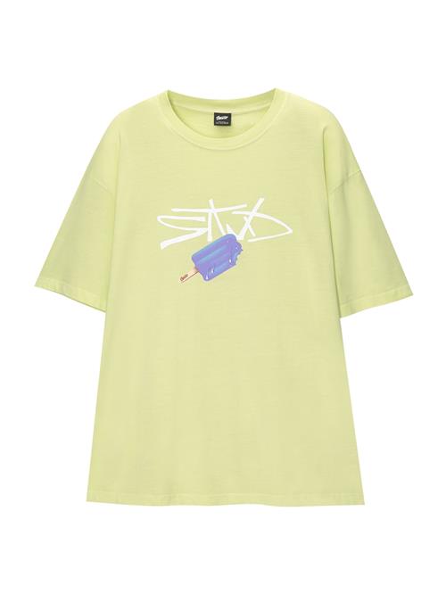 Se Pull&Bear Bluser & t-shirts  beige / safir / kiwi / hvid ved About You