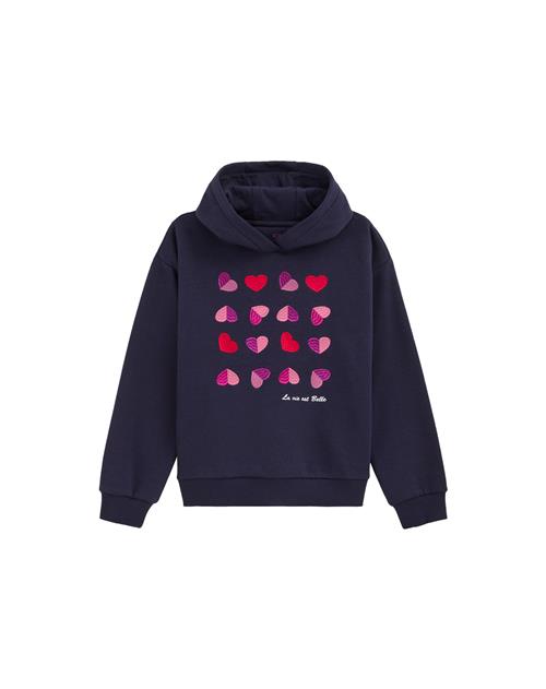 WE Fashion Sweatshirt  navy / aubergine / lys pink / rød