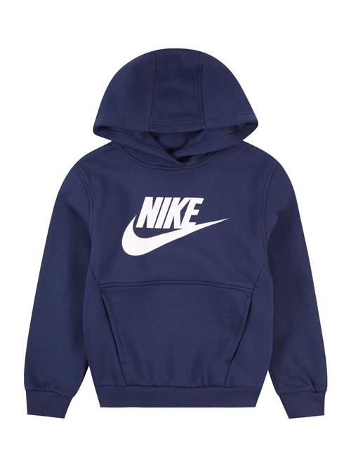 Se Nike Sportswear Sweatshirt 'CLUB FLC'  navy / hvid ved About You