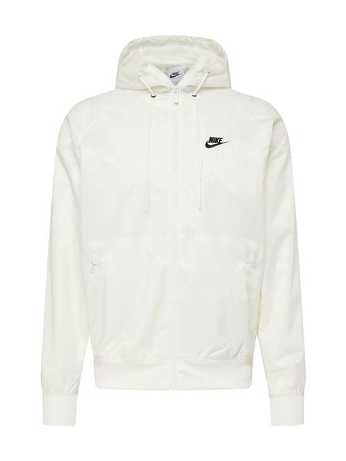 Nike Sportswear Overgangsjakke 'Heritage Essentials'  elfenben / sort