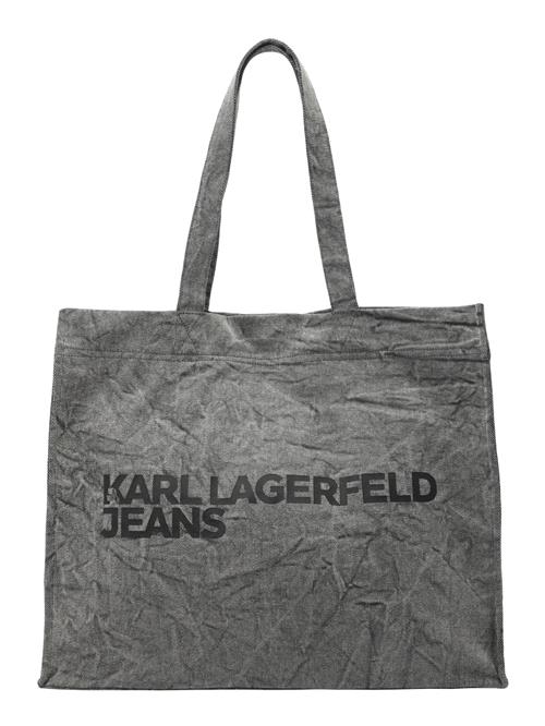 KARL LAGERFELD JEANS Shopper  sort / black denim