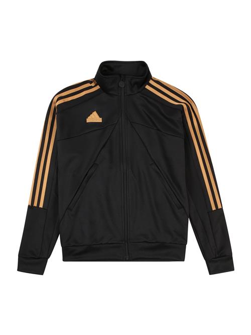 ADIDAS SPORTSWEAR Sportssweatjakke  brun / sort