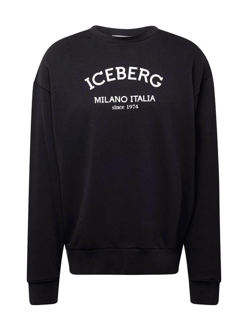 ICEBERG Sweatshirt  sort / hvid