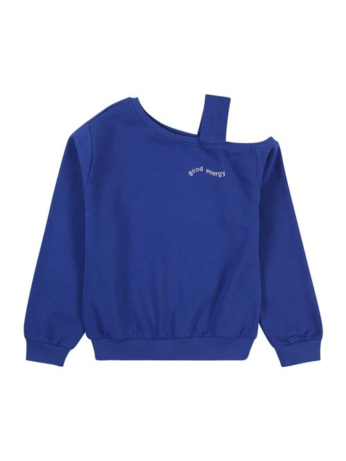 KIDS ONLY Sweatshirt 'KOGSEEMA'  blå / hvid