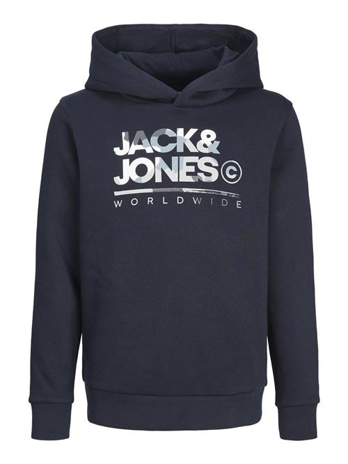 Jack & Jones Junior Sweatshirt 'JJLuke'  navy / lyseblå / lysegrå / offwhite