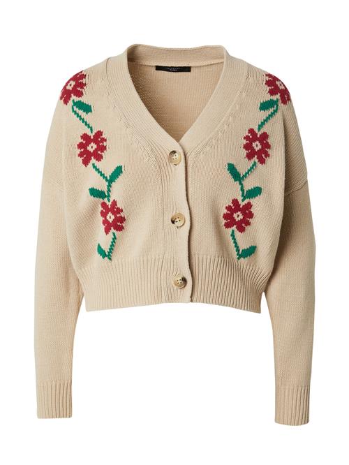 Se Weekend Max Mara Cardigan 'TEULADA'  ecru / smaragd / burgunder ved About You