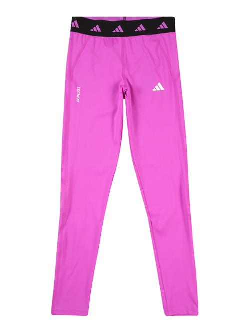 ADIDAS SPORTSWEAR Sportsbukser  lilla / sort / hvid