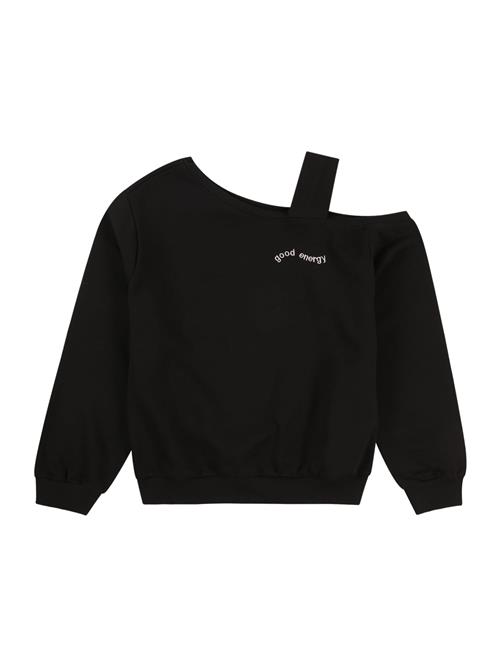 KIDS ONLY Sweatshirt 'KOGSEEMA'  sort / hvid