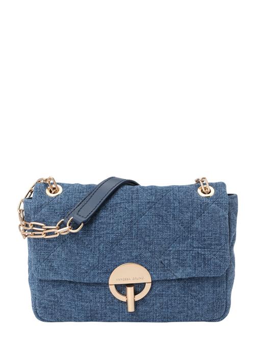 Se Vanessa Bruno Skuldertaske 'MOON'  safir / blue denim / guld ved About You