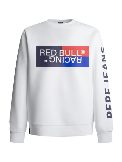 Se Red Bull Racing x Pepe Jeans Sweatshirt  blå / marin / melon / hvid ved About You