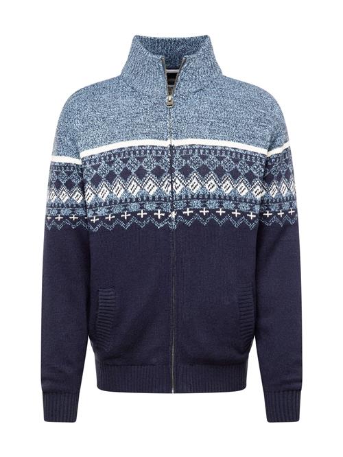 Jack's Cardigan  navy / lyseblå / hvid