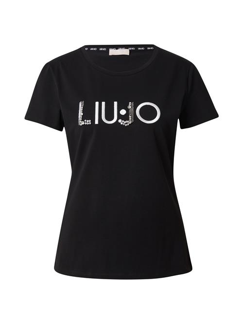 Se Liu Jo Shirts 'MODA'  sort / sølv / transparent / hvid ved About You