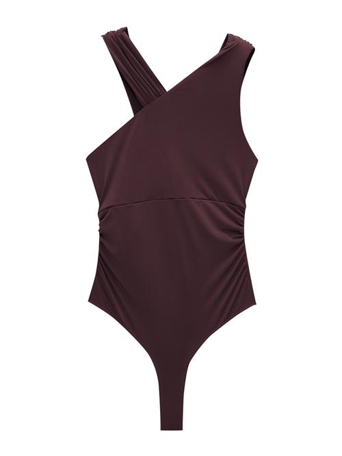 Pull&Bear Shirtbody  aubergine