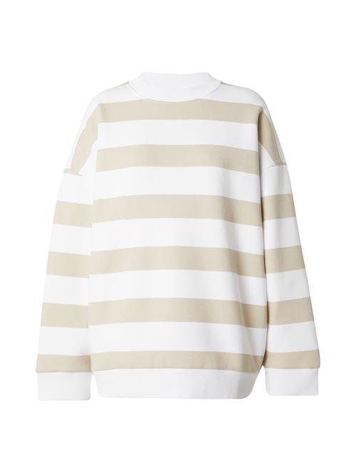 Se LeGer by Lena Gercke Sweatshirt 'Vanessa'  beige / hvid ved About You