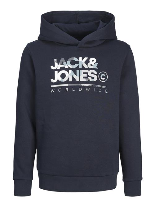 Jack & Jones Junior Sweatshirt 'JJLuke'  navy / opal / grå / hvid