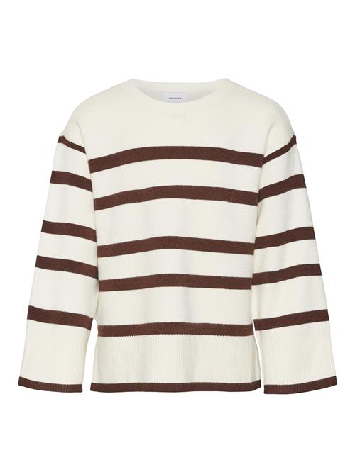 Vero Moda Girl Pullover 'VMSABA'  choko / hvid