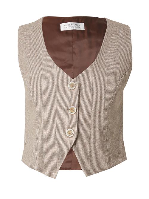 Guido Maria Kretschmer Women Vest 'Antonie'  sand / mørkebeige