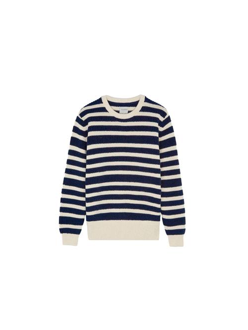 Scalpers Pullover 'Nautic'  beige / navy