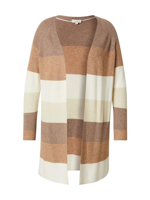 Se ONLY Carmakoma Cardigan 'CARAtija'  creme / camel / brun / hvid ved About You