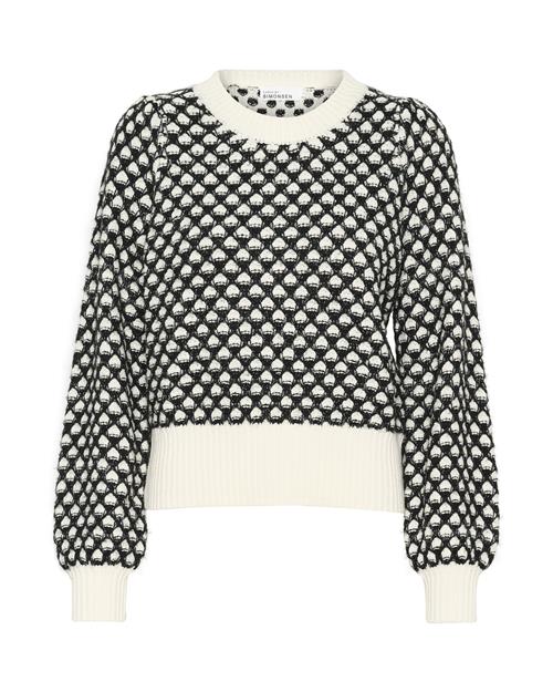 Se KAREN BY SIMONSEN Pullover 'Ittie'  sort / offwhite ved About You