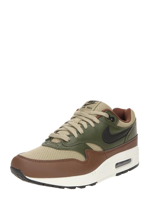 Nike Sportswear Sneaker low 'AIR MAX 1 ESS PRM'  brun / khaki / oliven / sort