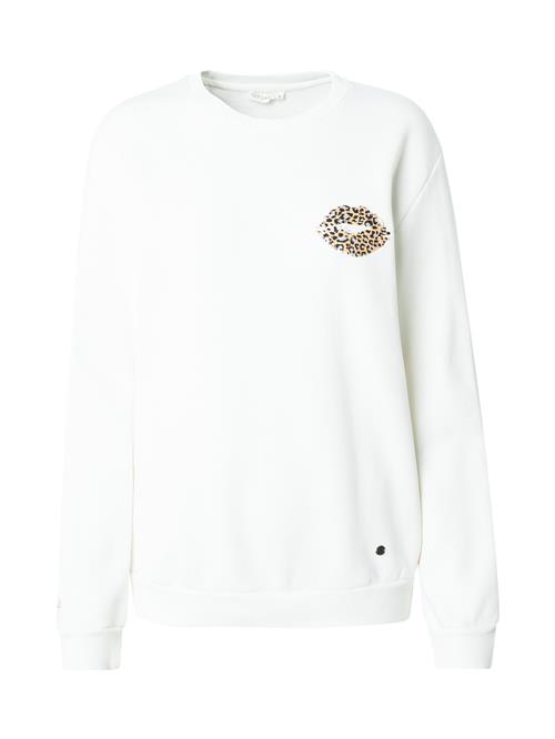 Se Key Largo Sweatshirt 'Kiss'  camel / sort / sølv / hvid ved About You