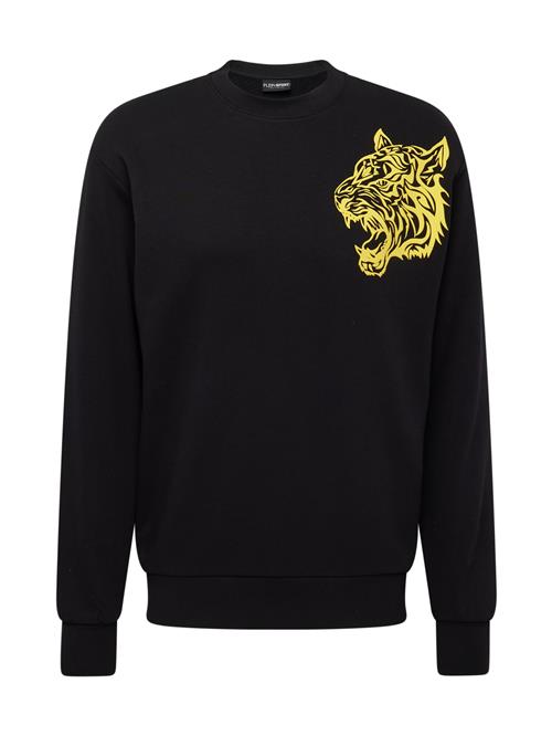 Plein Sport Sweatshirt 'Tiger'  gul / sort