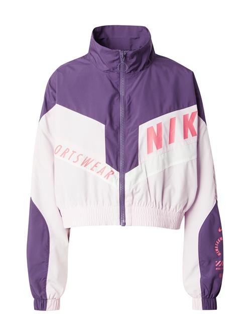 Nike Sportswear Overgangsjakke  lilla / lilla / pastelrød / hvid