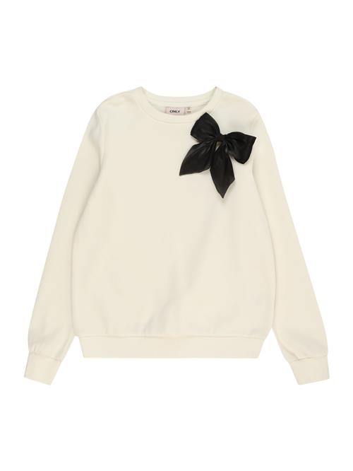 Se KIDS ONLY Sweatshirt  sort / offwhite ved About You