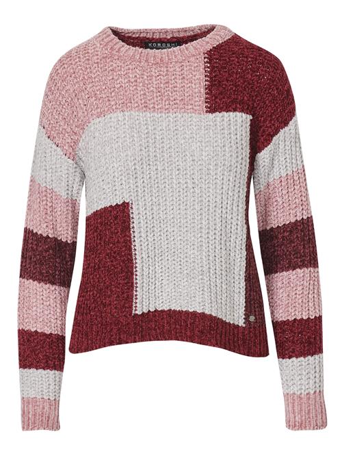 Se KOROSHI Pullover  brun / lys pink / uldhvid ved About You