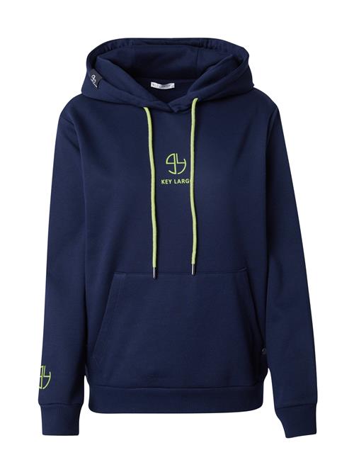 Se Key Largo Sweatshirt  navy / lysegrøn ved About You