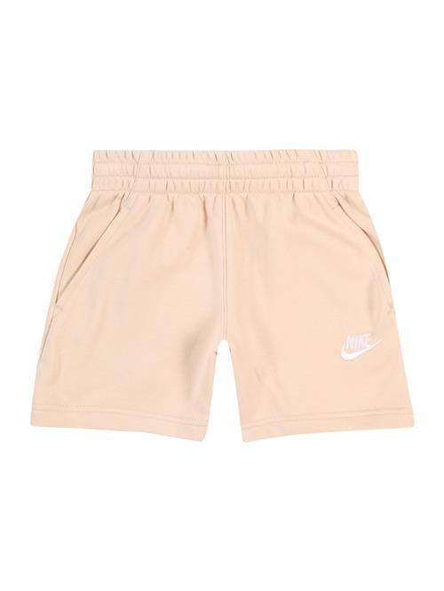 Nike Sportswear Bukser 'CLUB'  creme / hvid