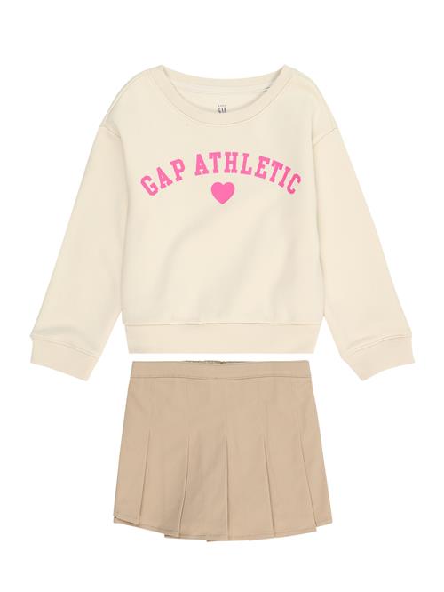 GAP Sæt  creme / khaki / lys pink