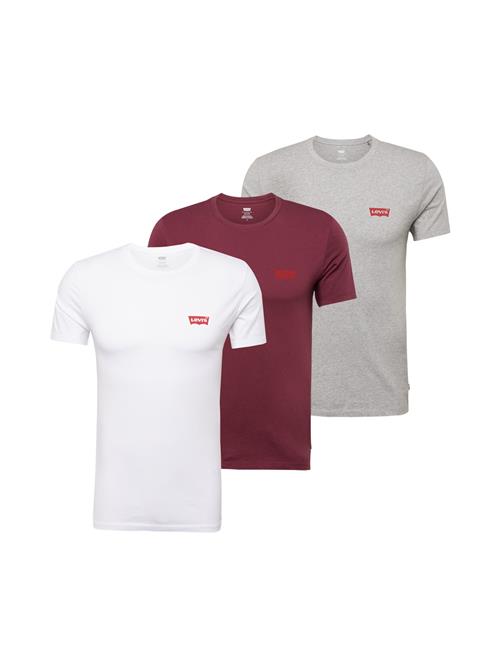 Se LEVI'S ® Bluser & t-shirts  grå-meleret / rød / vinrød / hvid ved About You