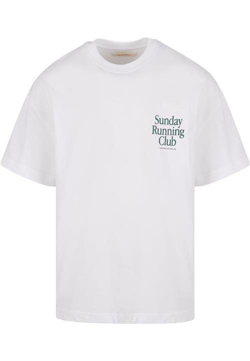 Another Cotton Lab Bluser & t-shirts 'Sunday Running Club'  jade / hvid