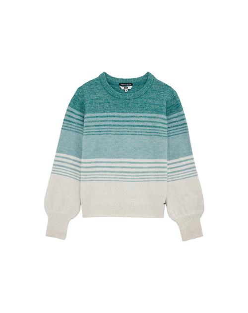 Se WE Fashion Pullover  pastelblå / grøn / offwhite ved About You