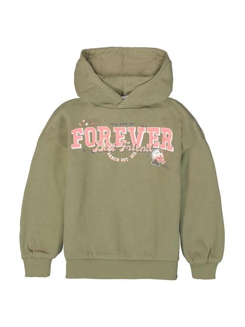 Se GARCIA Sweatshirt  mørkeblå / oliven / lys pink / hvid ved About You