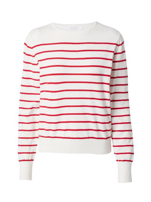 Se SISTERS POINT Pullover 'MALDI'  creme / knaldrød ved About You