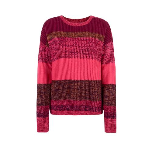 LIEBLINGSSTÜCK Pullover 'Almira'  brun-meleret / bær / neonlilla / pink-meleret