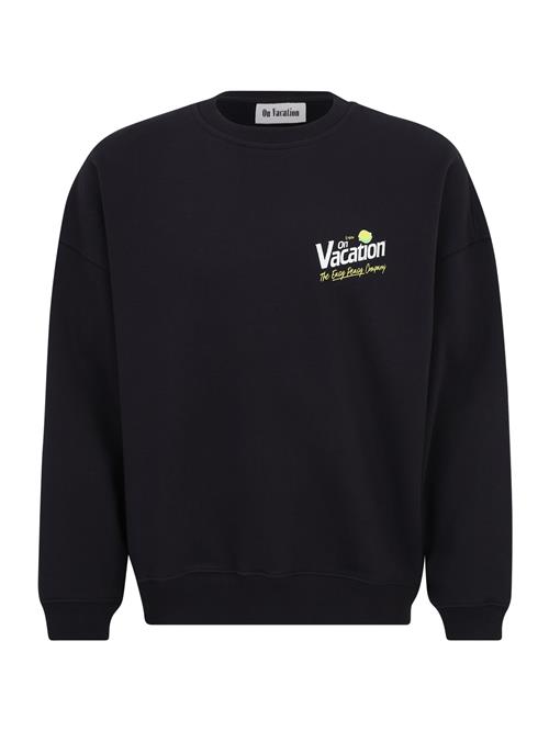 Se On Vacation Club Sweatshirt 'Lemonade'  navy / gul / grøn / hvid ved About You